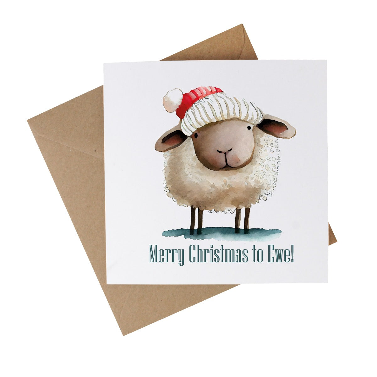 Easy Eco Novelty Sheep Recycled Paper Eco Christmas Cards Pack – All-Green