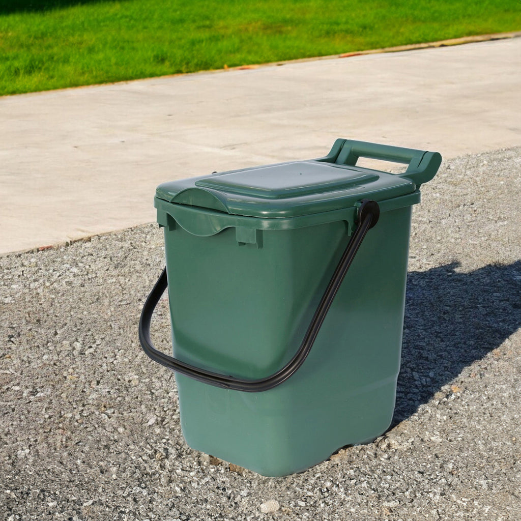 Outdoor food waste bin for council collection