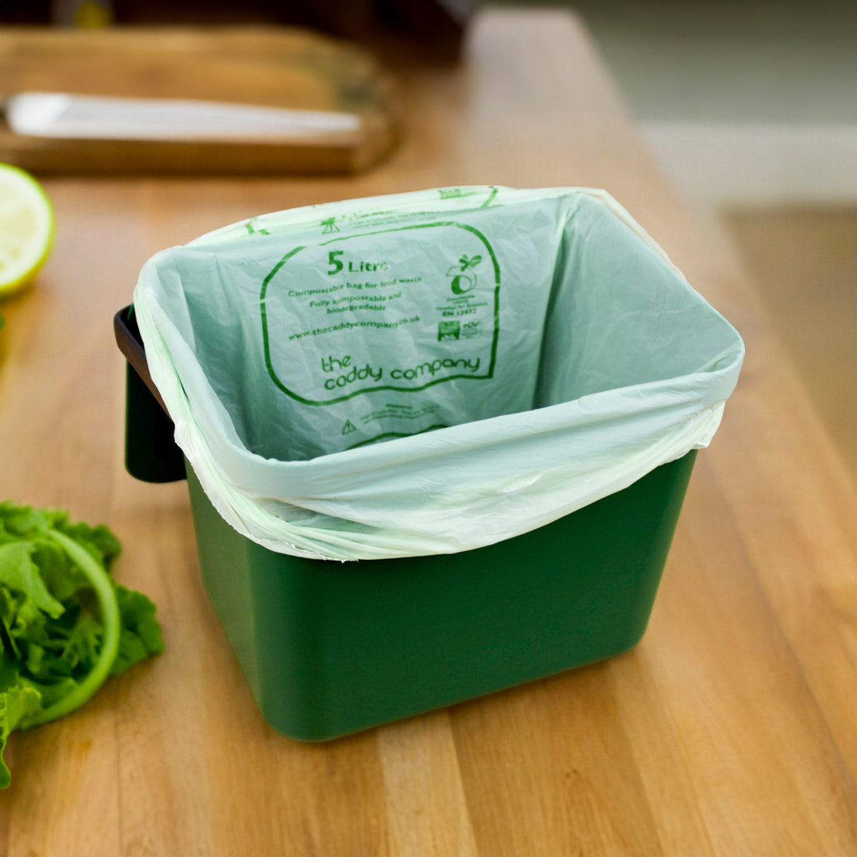 Compostable Bags and Caddy Liners from All-Green with Free Delivery!