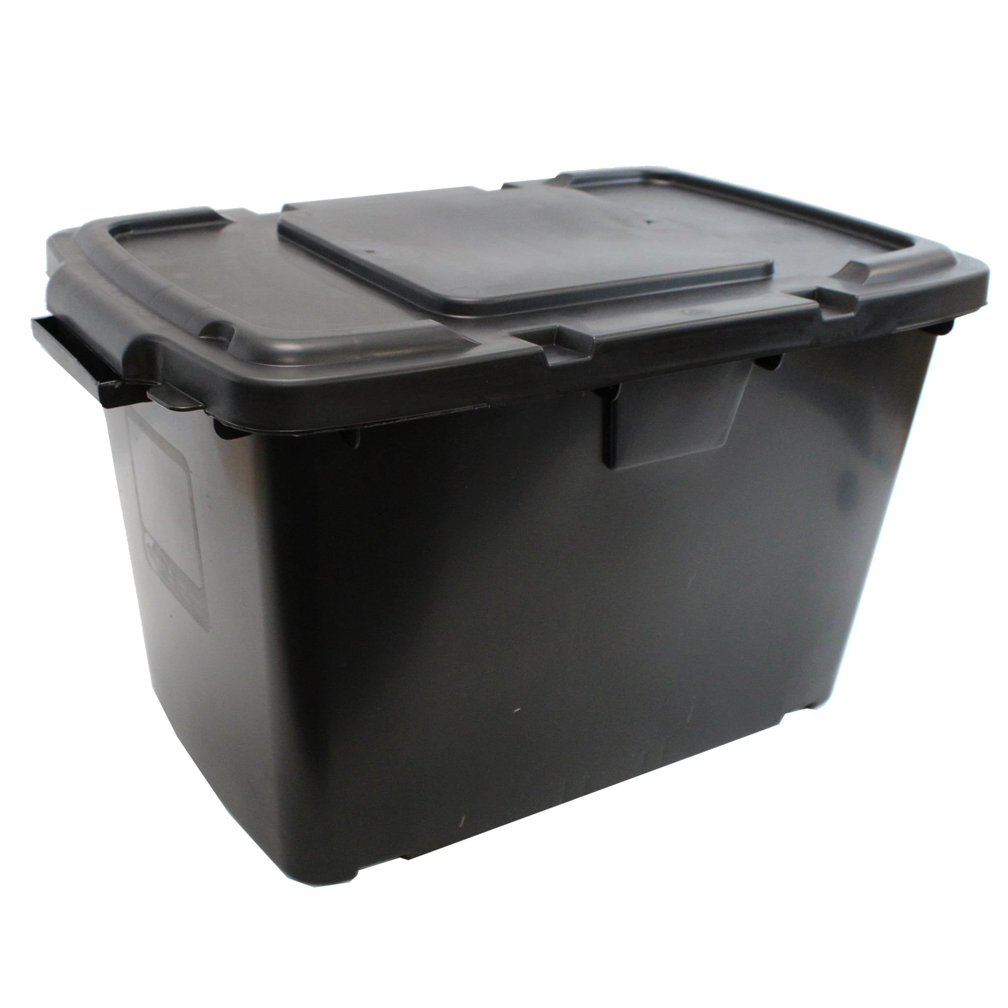 Coral 55L Outdoor Kerbside Recycling Box / Storage Box - Black