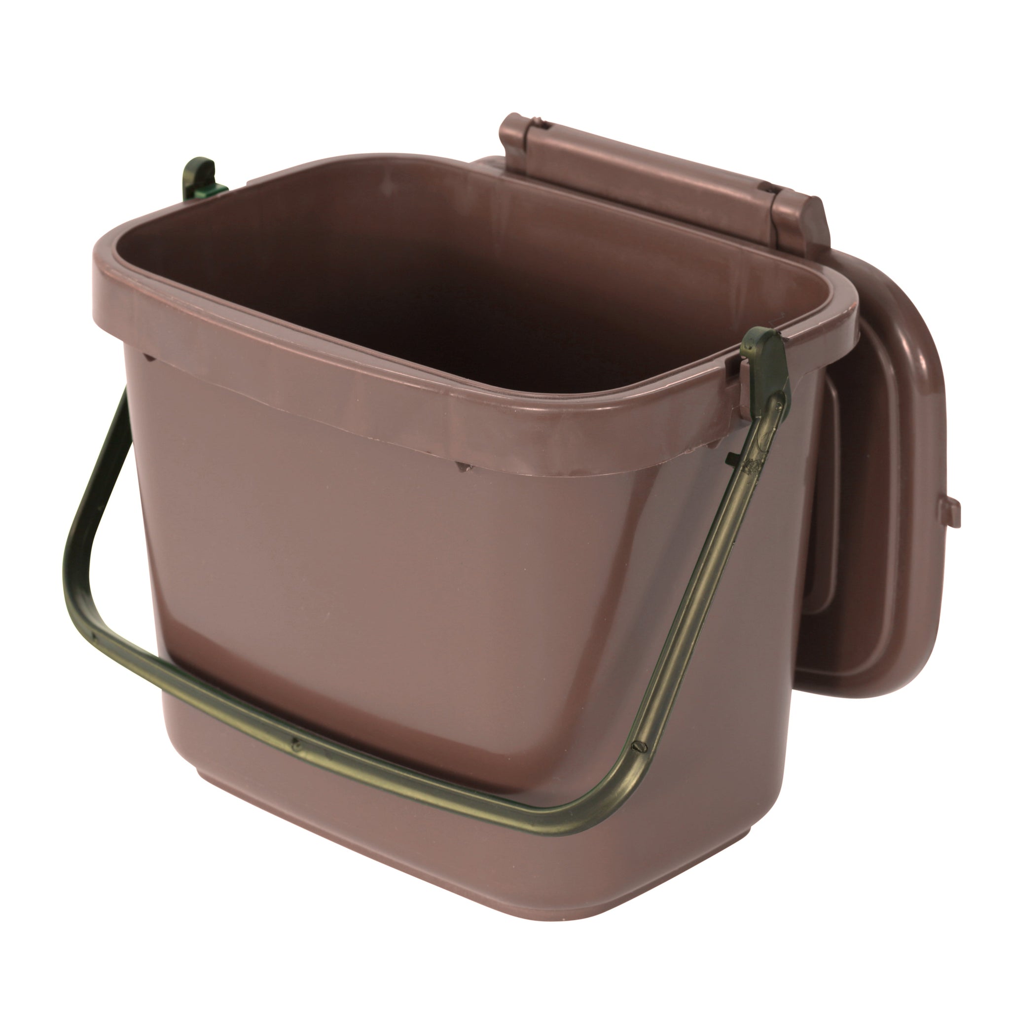 Plastic Brown Kitchen Food Waste Caddy - 5L Size – All-Green