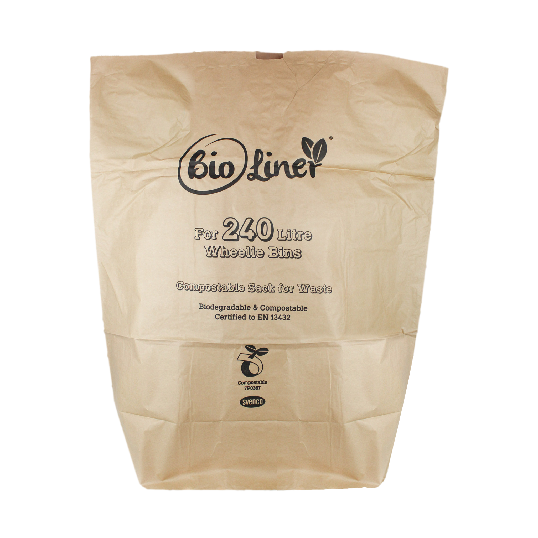 bin liners paper garbage bags 240L EcoSack Paper Compostable Bin Liners Large Wheelie Bins – All-Green