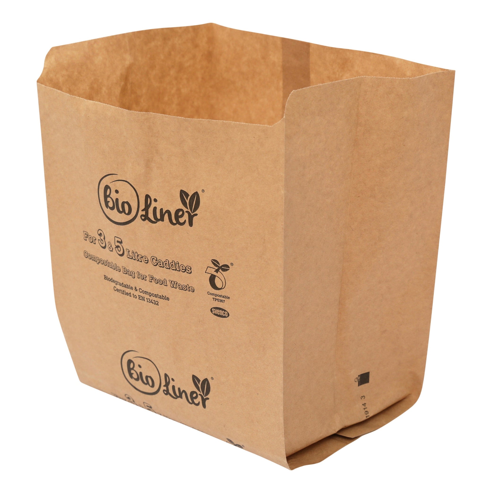 5L Bioliner Compostable Paper Caddy Bags For Small Caddies