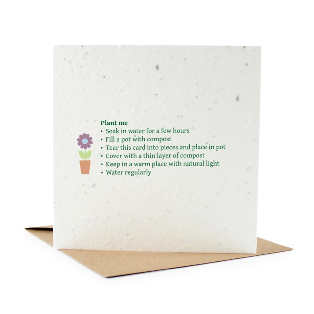  featuring a floral heart and 'Happy Anniversary' text. Presented with a kraft envelope.