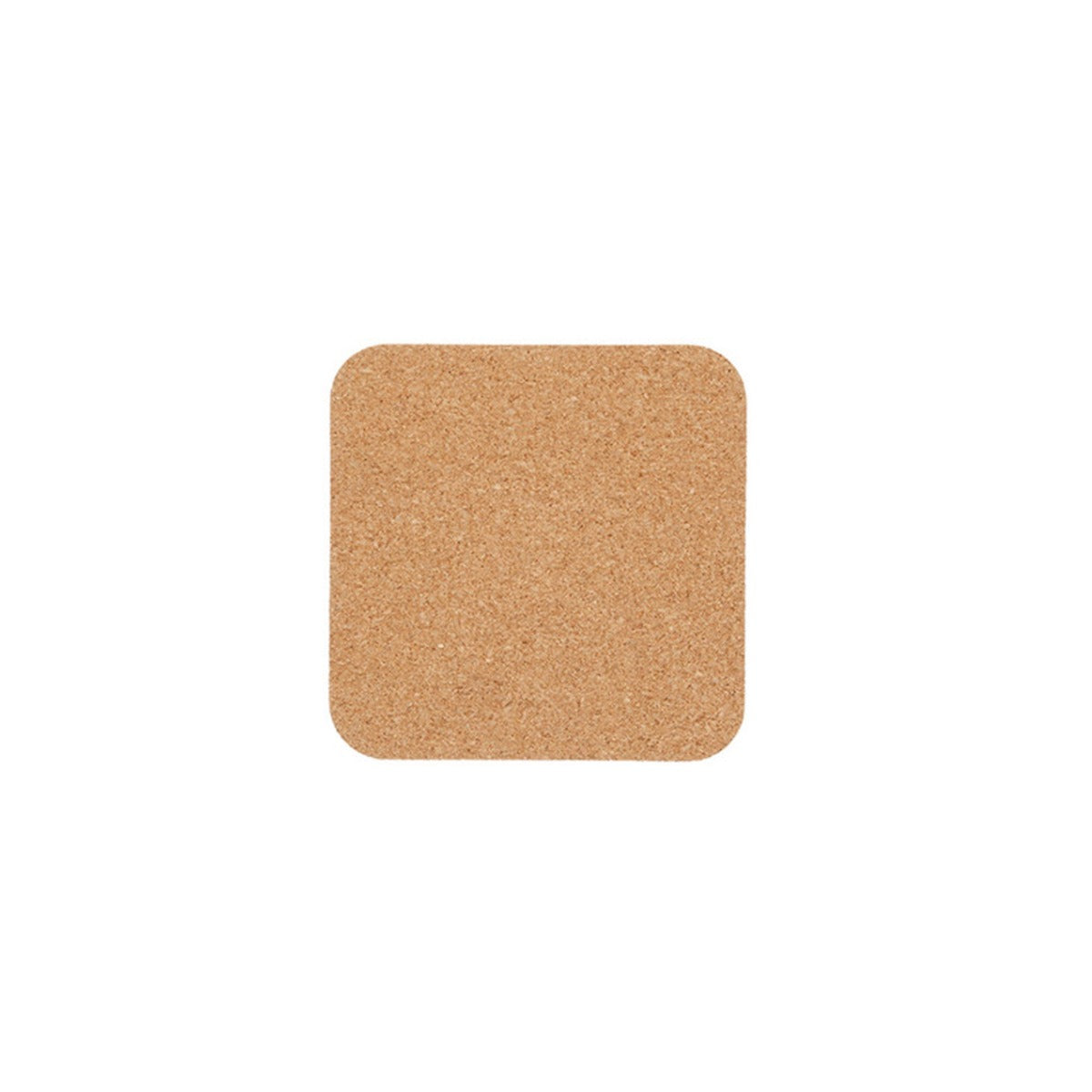 Cork Biodegrading Natural Elements Set of 4 White Floral Biodegradable Cork Coasters ...