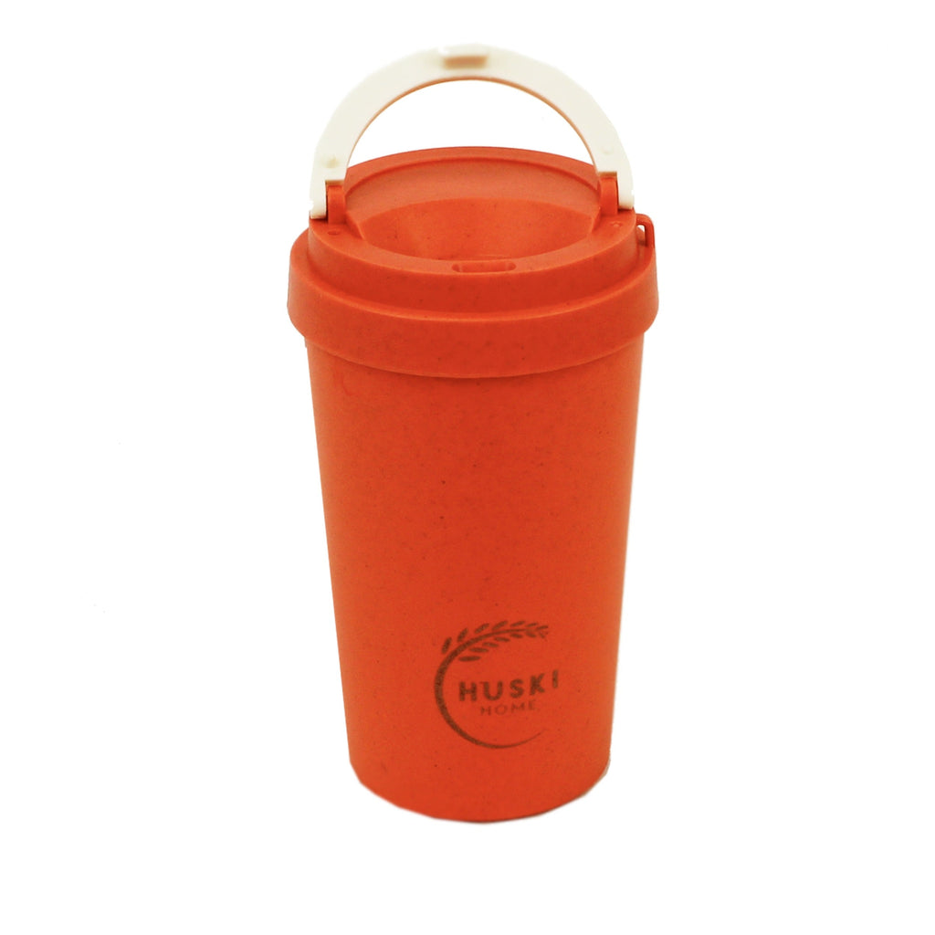 double walled travel mug for holding hot & cold drinks
