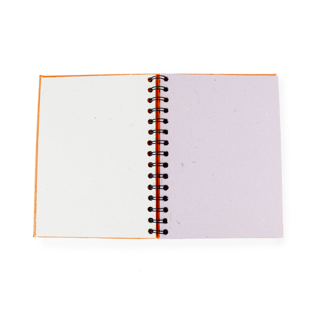 Natural notebook paper made from elephant dung 