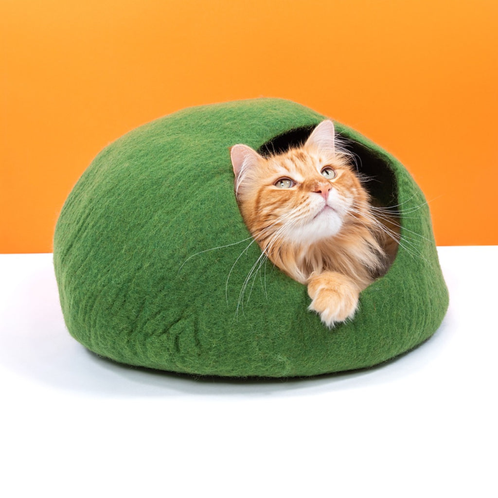 Wool cat bed for household cats