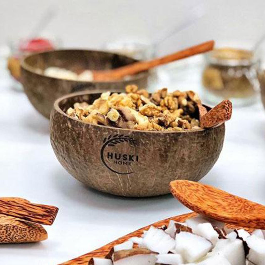  presented with a coconut spoon