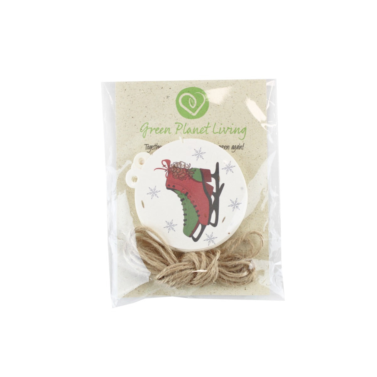 Wildflower Plantable, Eco-friendly Gift Tags Pack Christmas Ice Skates ...