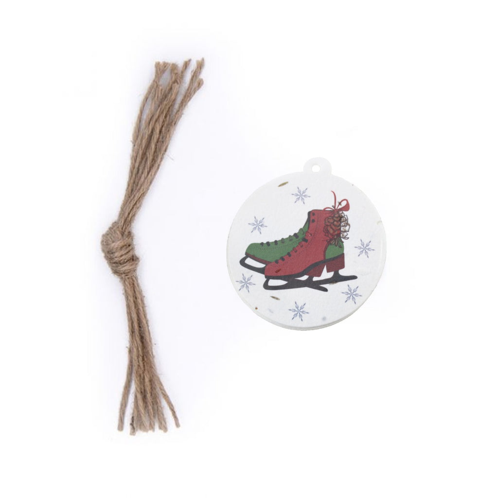 eco-friendly gift tags with wildflower seed paper