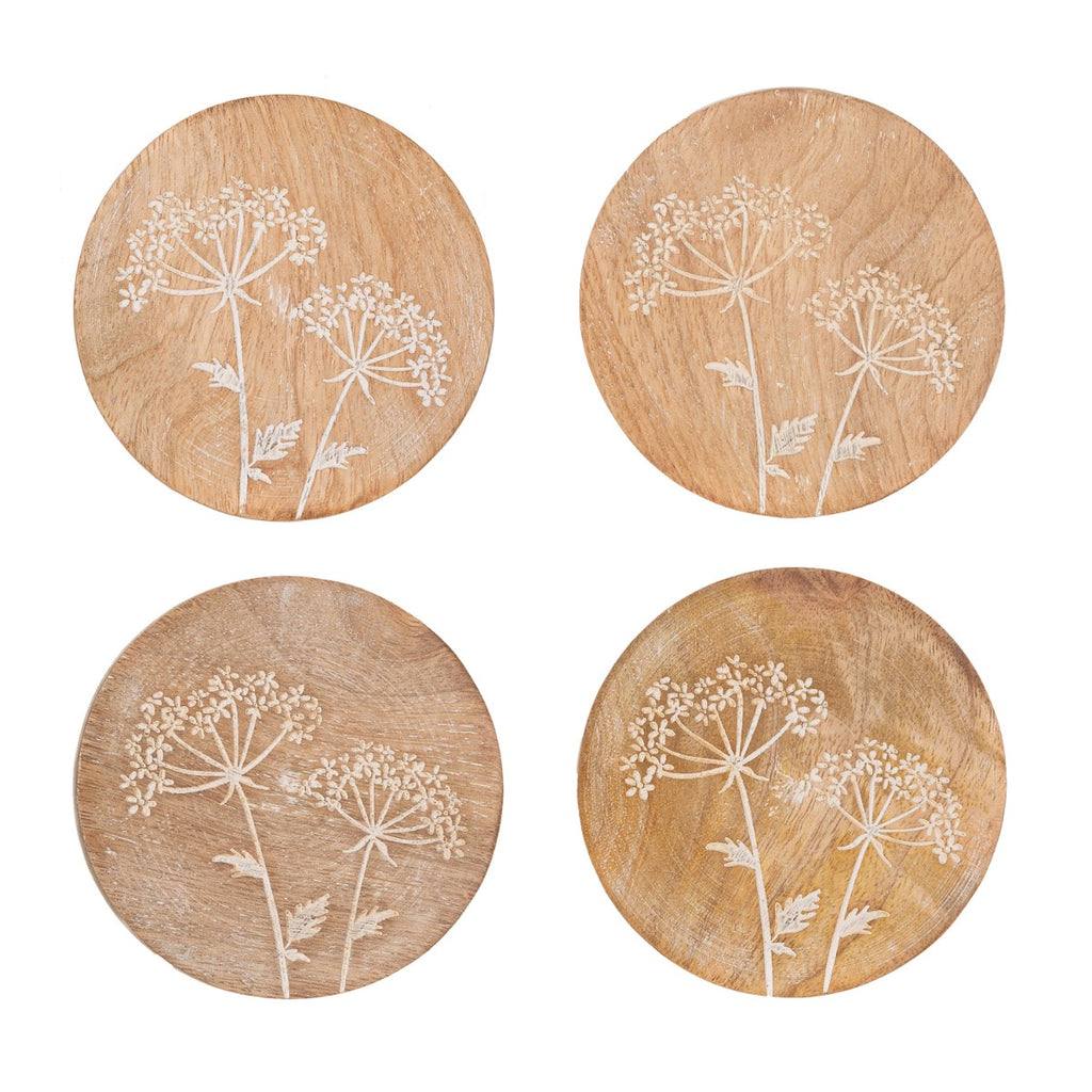  featuring a botanical cow parsley embossed design.