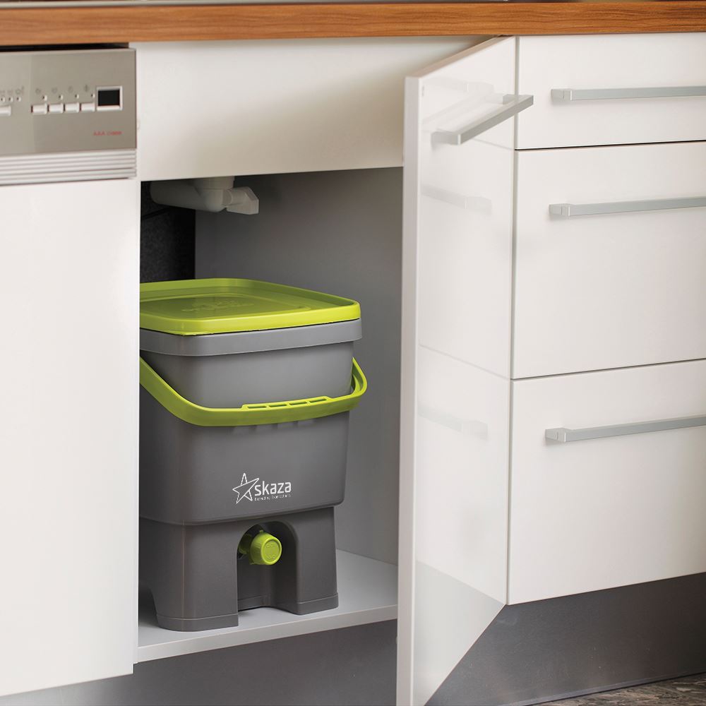 Organko Grey & Green Kitchen Composter – All-Green