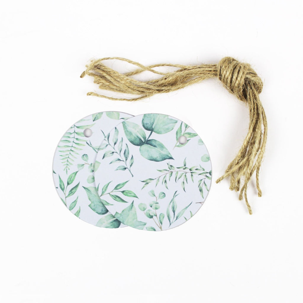  featuring a green leaves print.
