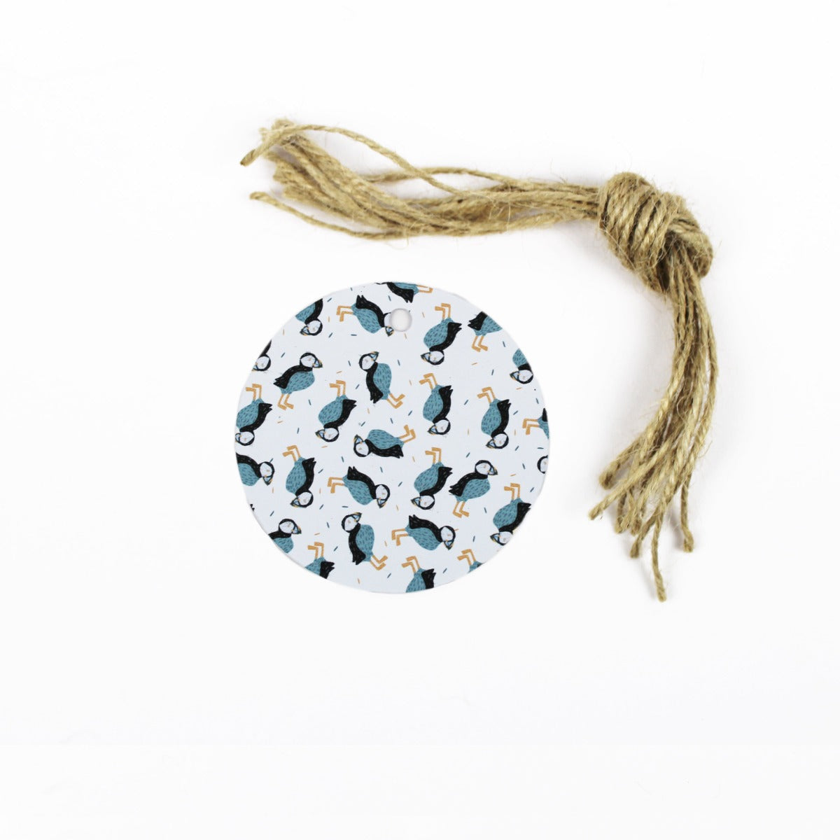 Easy Eco Puffins Round Recycled Card Eco-Friendly Gift Tags Pack – All ...