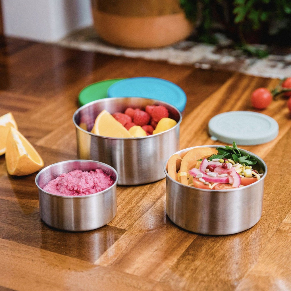  leakproof silicone lids.