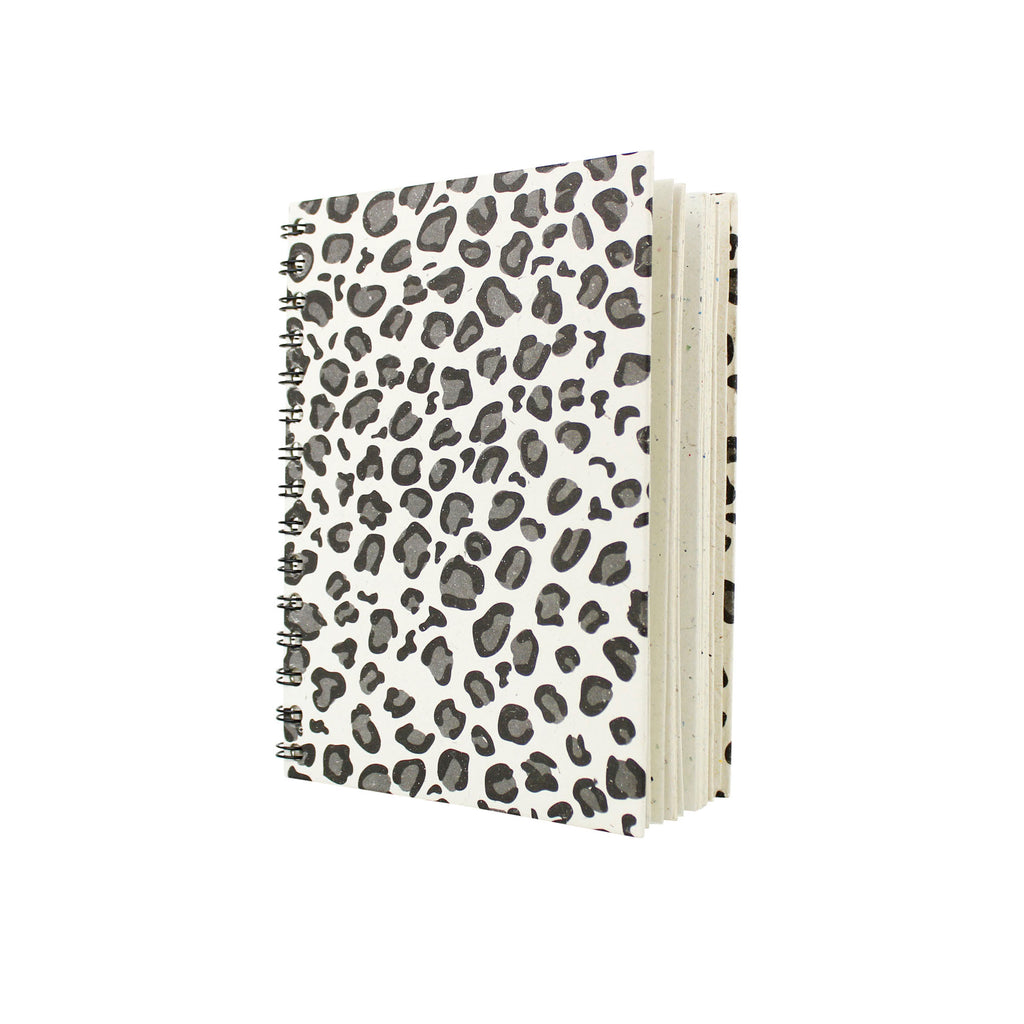 Large spiral notebook made from elephant dung