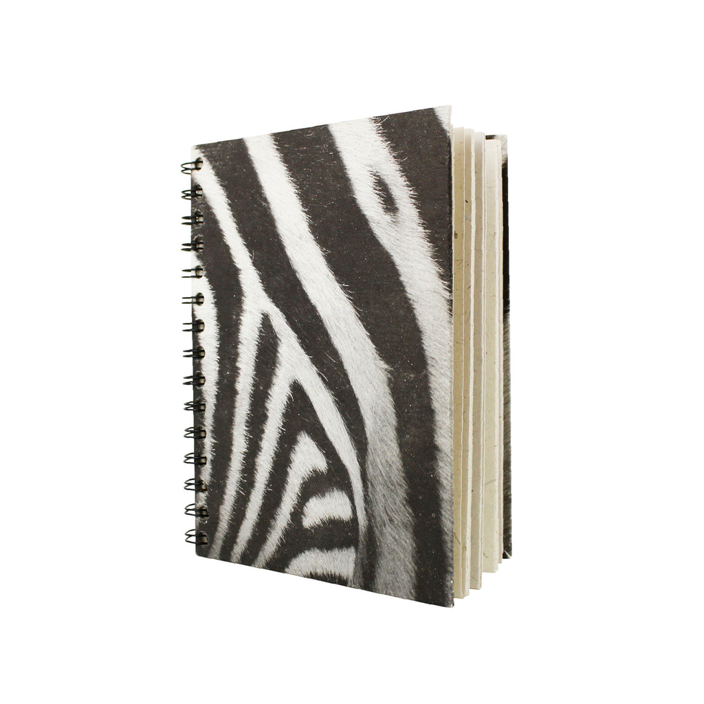 Eco friendly spiral notebook made from elephant dung