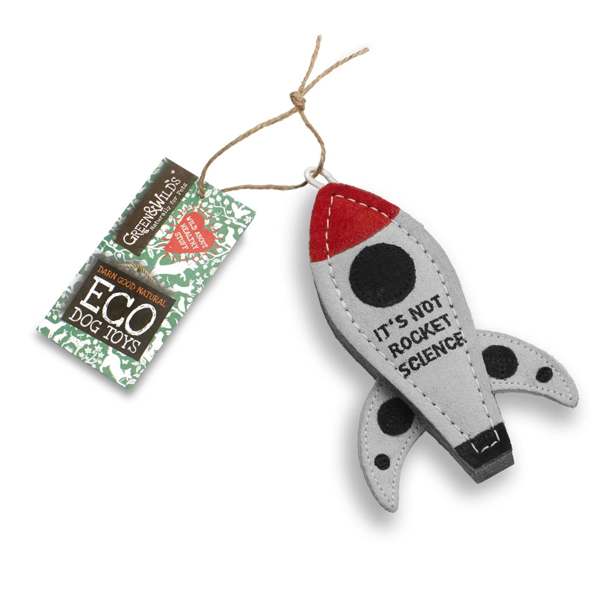 Green & Wilds Eco Dog Toy - It's Not Rocket Science