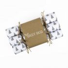 Easy Eco Recycled Paper Black & Gold Christmas Tree Christmas Crackers - Set of 6