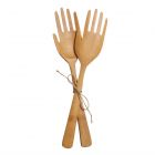 Hand-shaped salad servers